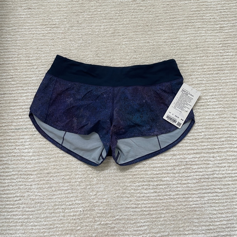 BNWT Lululemon Speed Up shorts